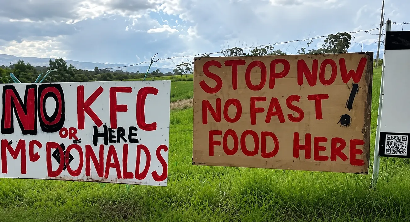 Fastfood outlets on rural land?
