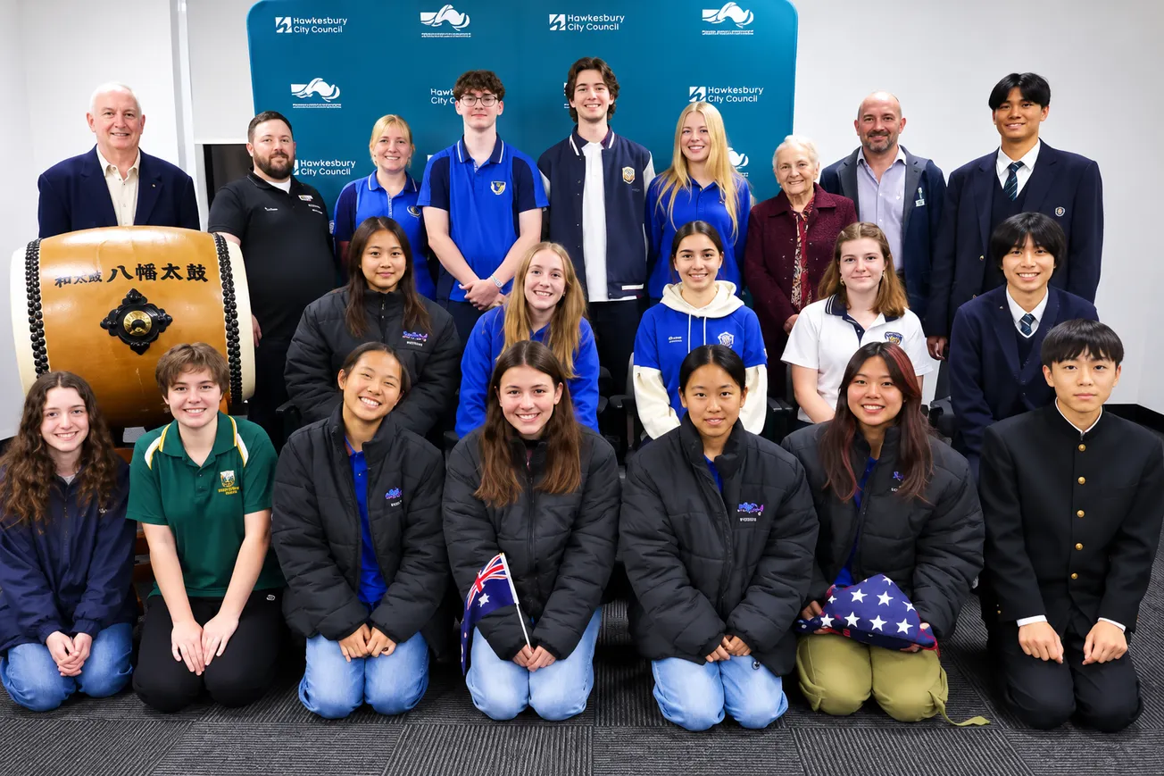 Hawkesbury students international friendship tradition with Japan & US