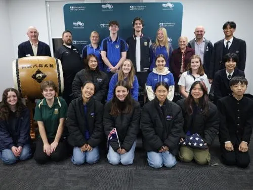 Hawkesbury students international friendship tradition with Japan & US
