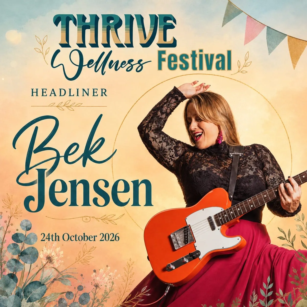 Thrive Festival Headliner - Bek Jensen