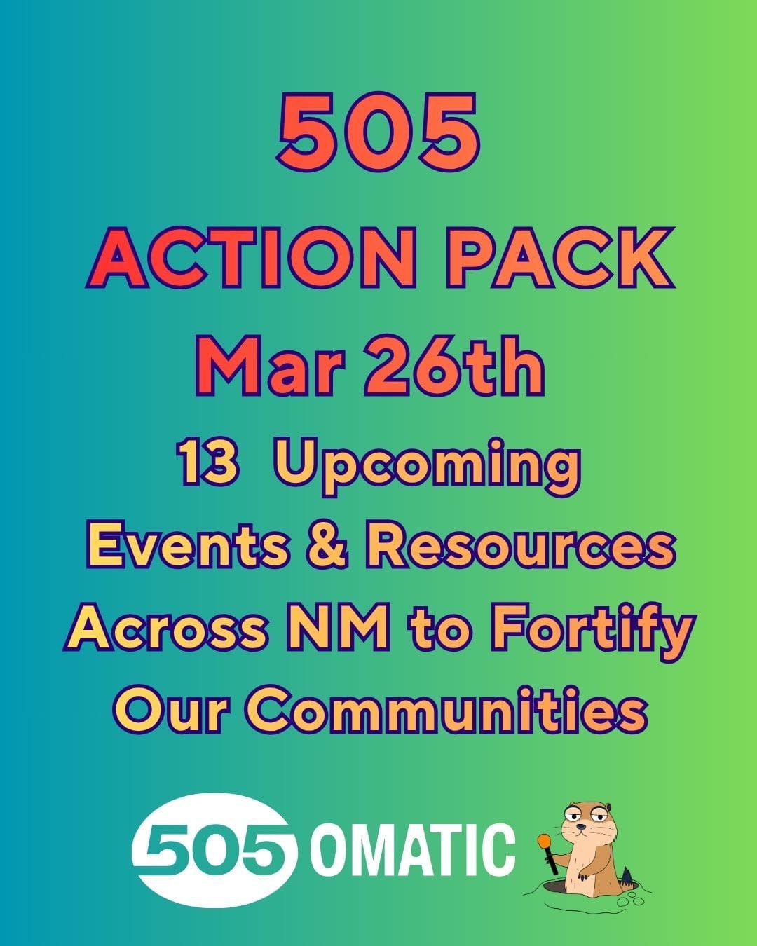 505Action Pack: March 26th Edition: No Kings