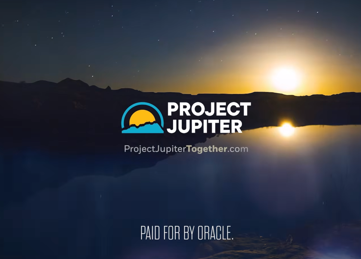 The 'New Mexican' is following the Project Jupiter money. Have they checked the ads on their own podcast?
