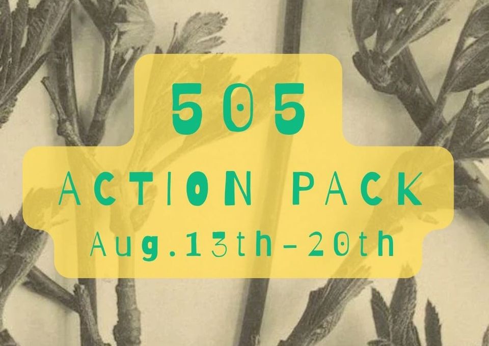 Rain, please: 505Action Pack Aug. 13-20th Edition