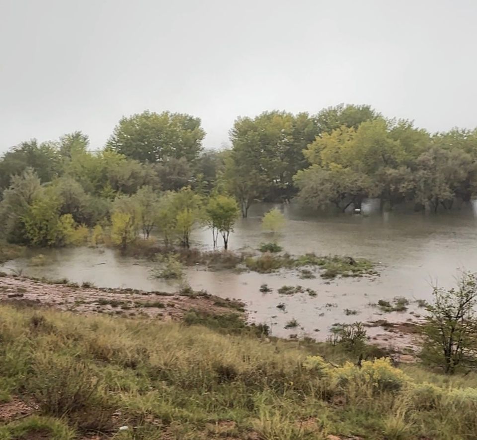 Flooding in Santa Fe's Tierra Real Neighborhood