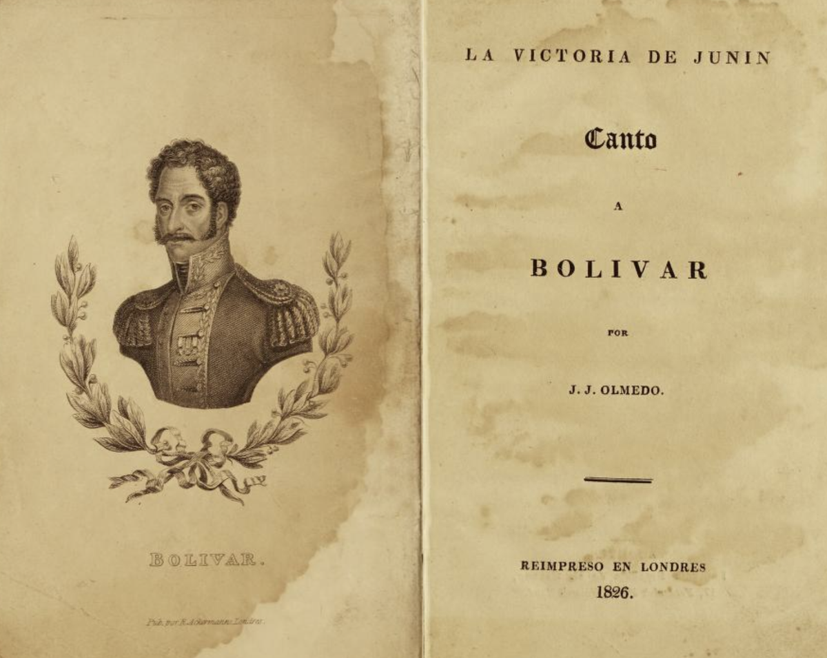 Comentario de texto de un fragmento de “La victoria de Junín. Canto a Bolívar” de José Joaquín Olmedo