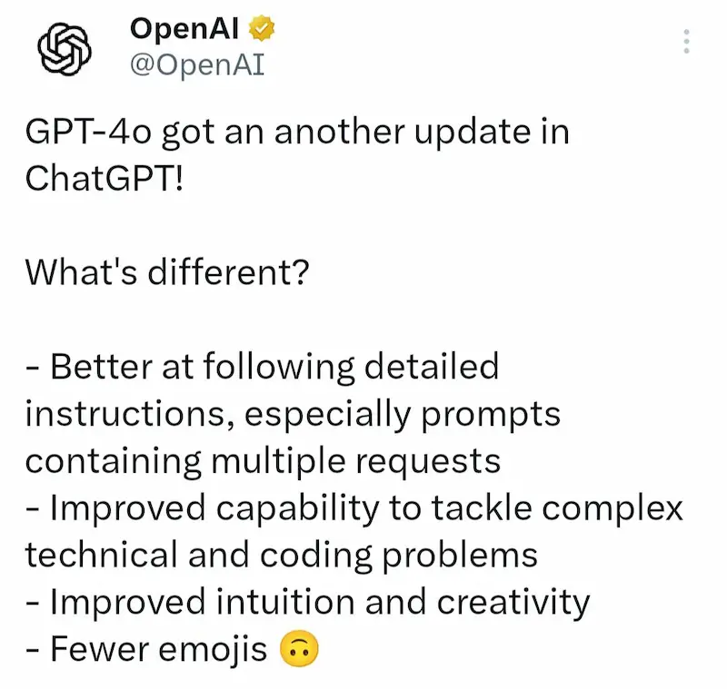 GPT-4o: una nuova versione