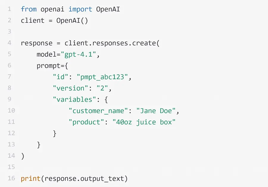 I prompt utilizzabili nell'API di OpenAI