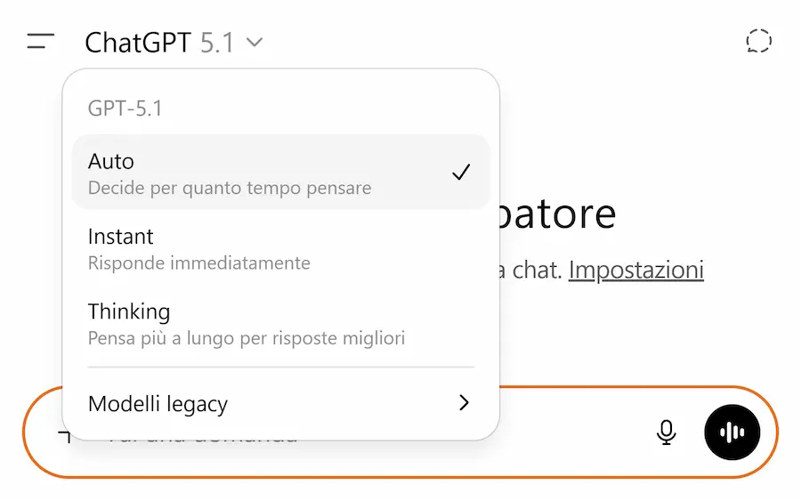 OpenAI rilascia GPT-5.1