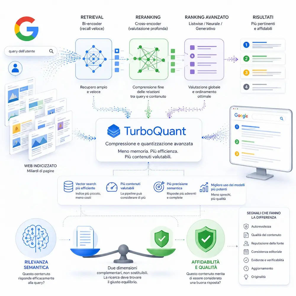 TurboQuant: implicazioni nella ricerca di Google