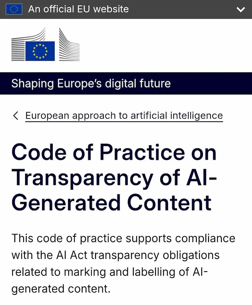 Trasparenza dei contenuti AI: le zone grigie del Codice UE