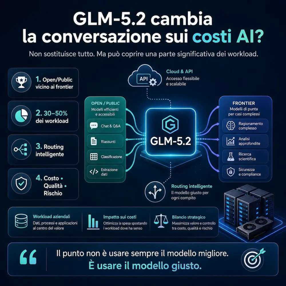 GLM-5.2 e la nuova economia dei modelli AI