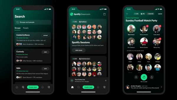 Spotify lancia Greenroom, il suo Social Audio