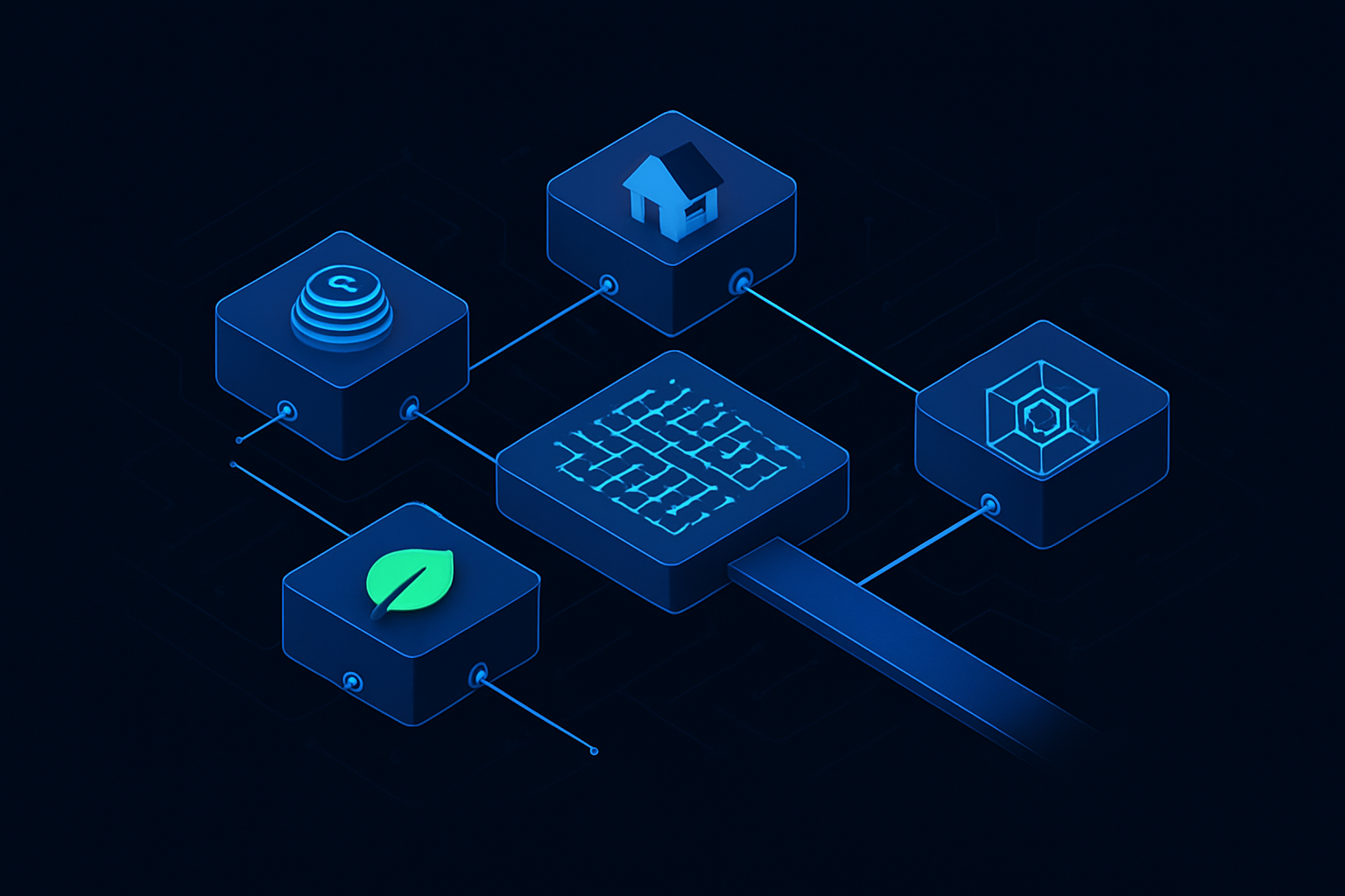 Five-circuit map illustration