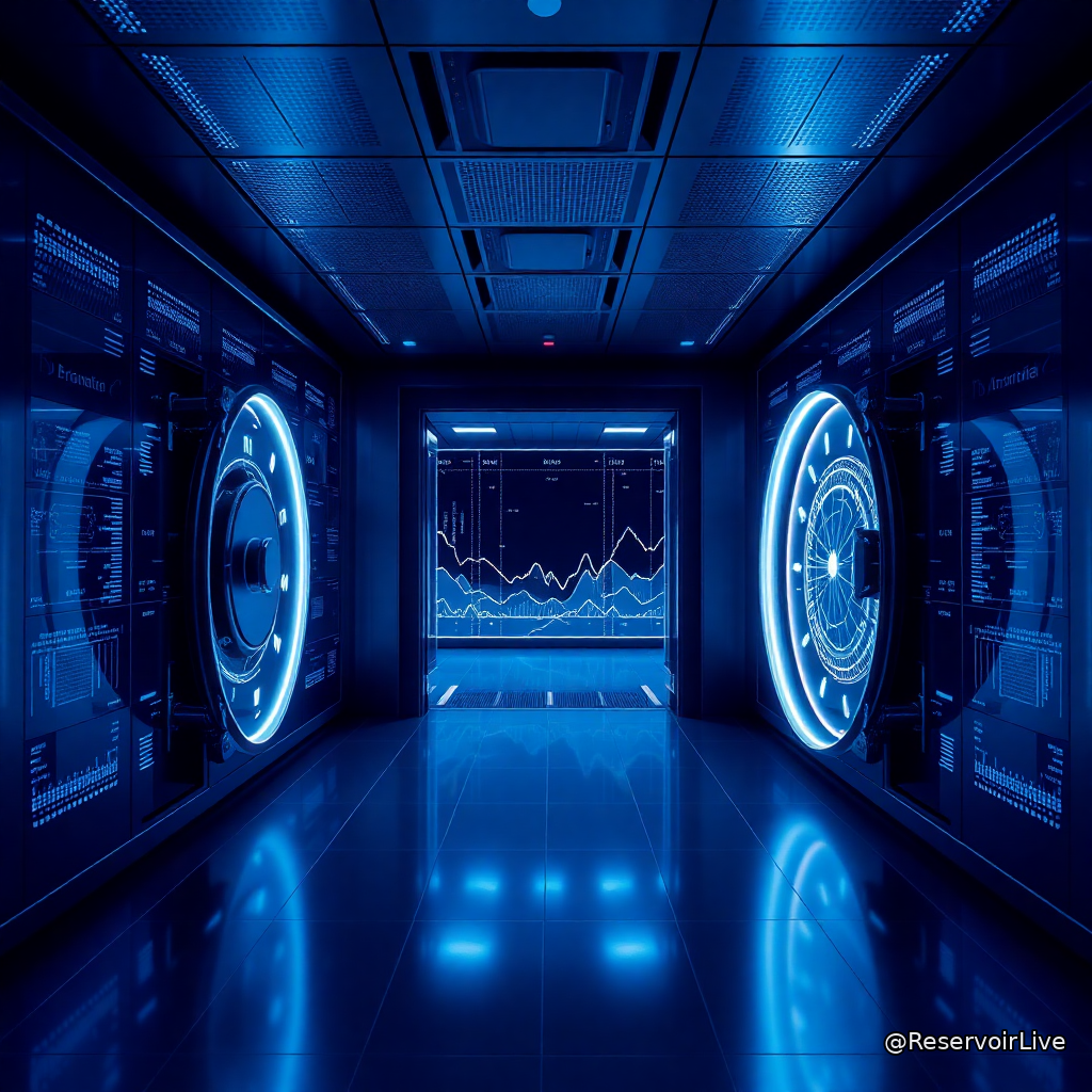Illustration conceptuelle du partenariat Kraken Institutional et Upshift pour les vaults DeFi en custody