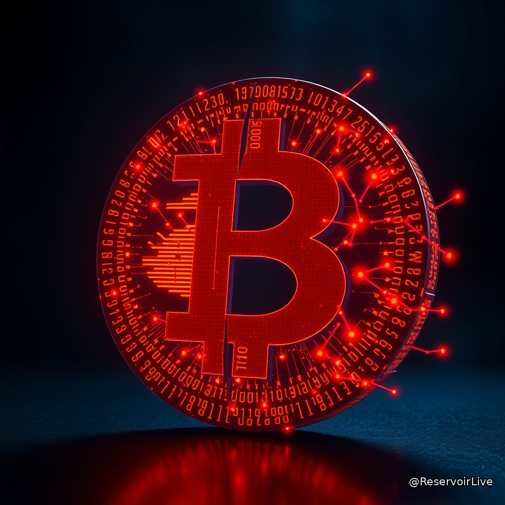 Visualisation d'audit de sécurité montrant les 4962 failles identifiées dans l'écosystème Bitcoin avec mise en évidence des 720 vulnérabilités critiques