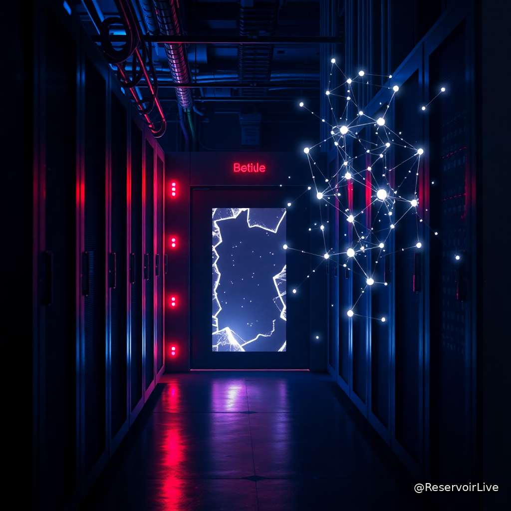 Illustration d'une cyberattaque sur une plateforme d'échange crypto avec logos Ethereum et Tron