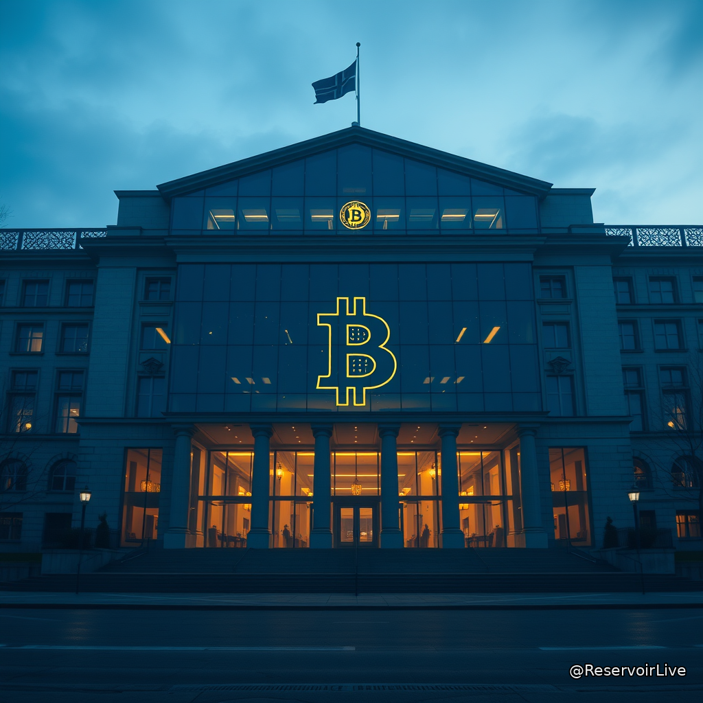 Graphique montrant l'exposition indirecte au Bitcoin du fonds souverain norvégien via Strategy