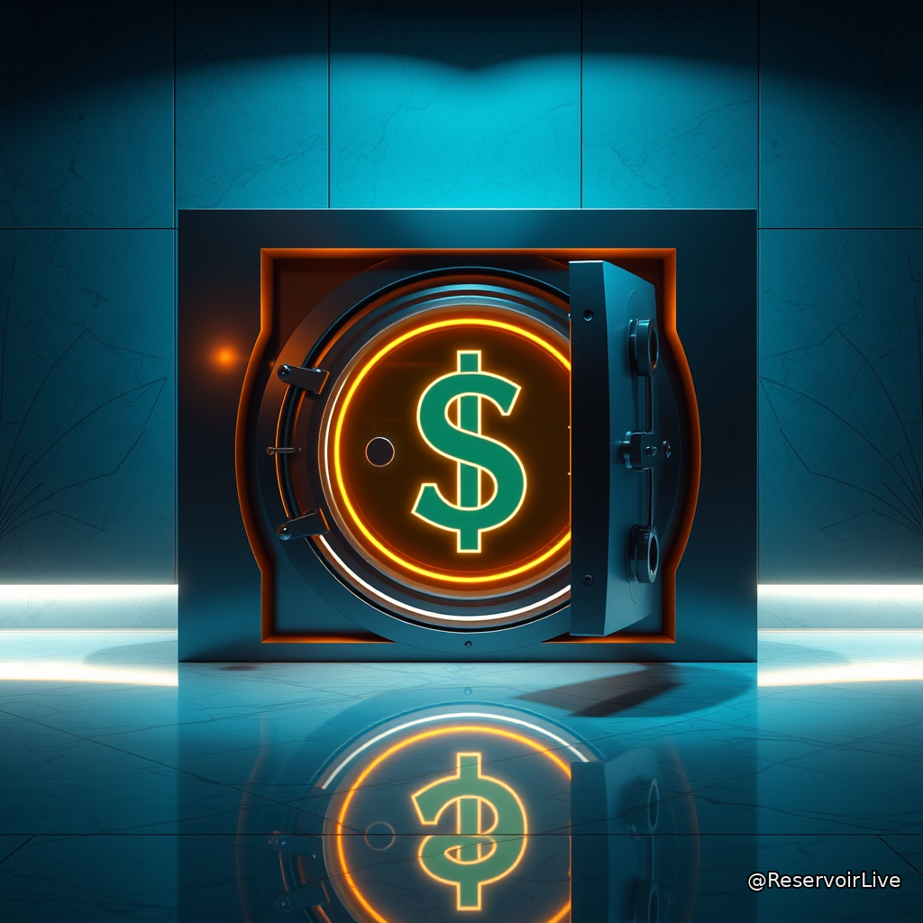 Logo World Liberty Financial avec représentation du stablecoin USD1 et symbole de régulation bancaire américaine