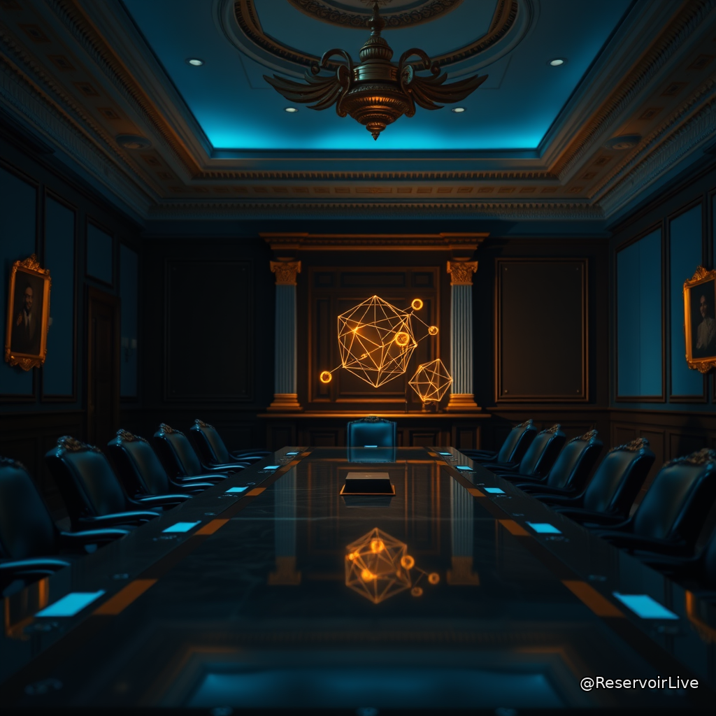 Logo de la SEC avec symboles de cryptomonnaies et documents réglementaires