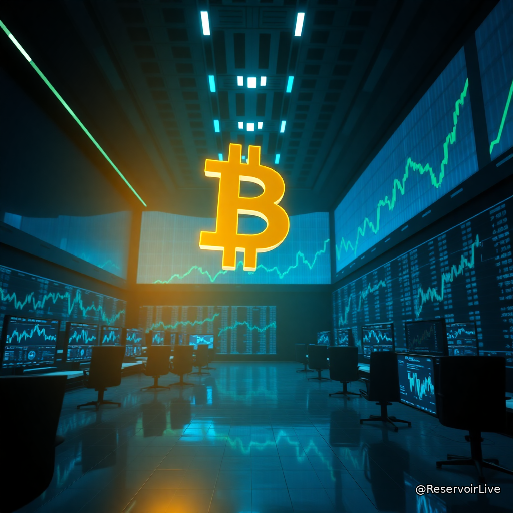Graphique montrant la hausse du Bitcoin au-dessus de 79 500 dollars avec afflux de capitaux institutionnels