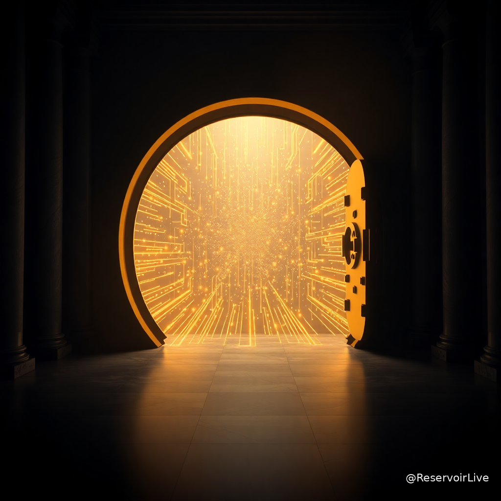 Illustration conceptuelle des dépôts tokenisés et des risques pour le système bancaire américain
