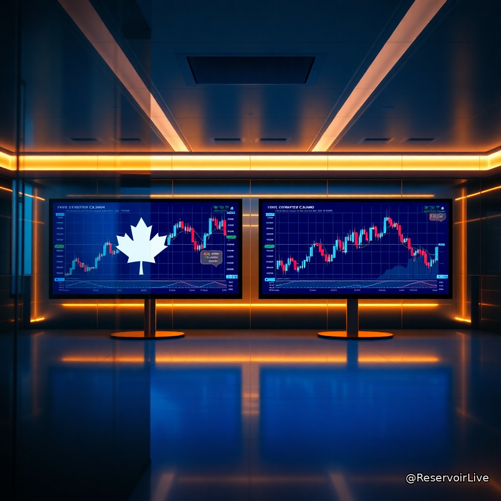 Logos de Coinbase et Webull symboolisant leur partenariat pour l'expansion au marché canadien des services crypto