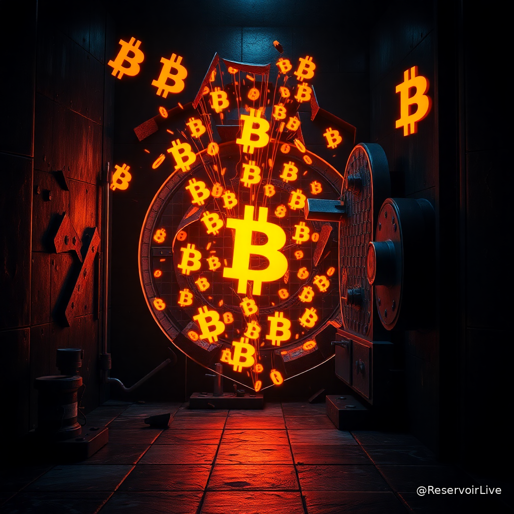 Représentation graphique de l'incident de sécurité sur Liquid Network avec montant de 320 millions de dollars et logo Blockstream
