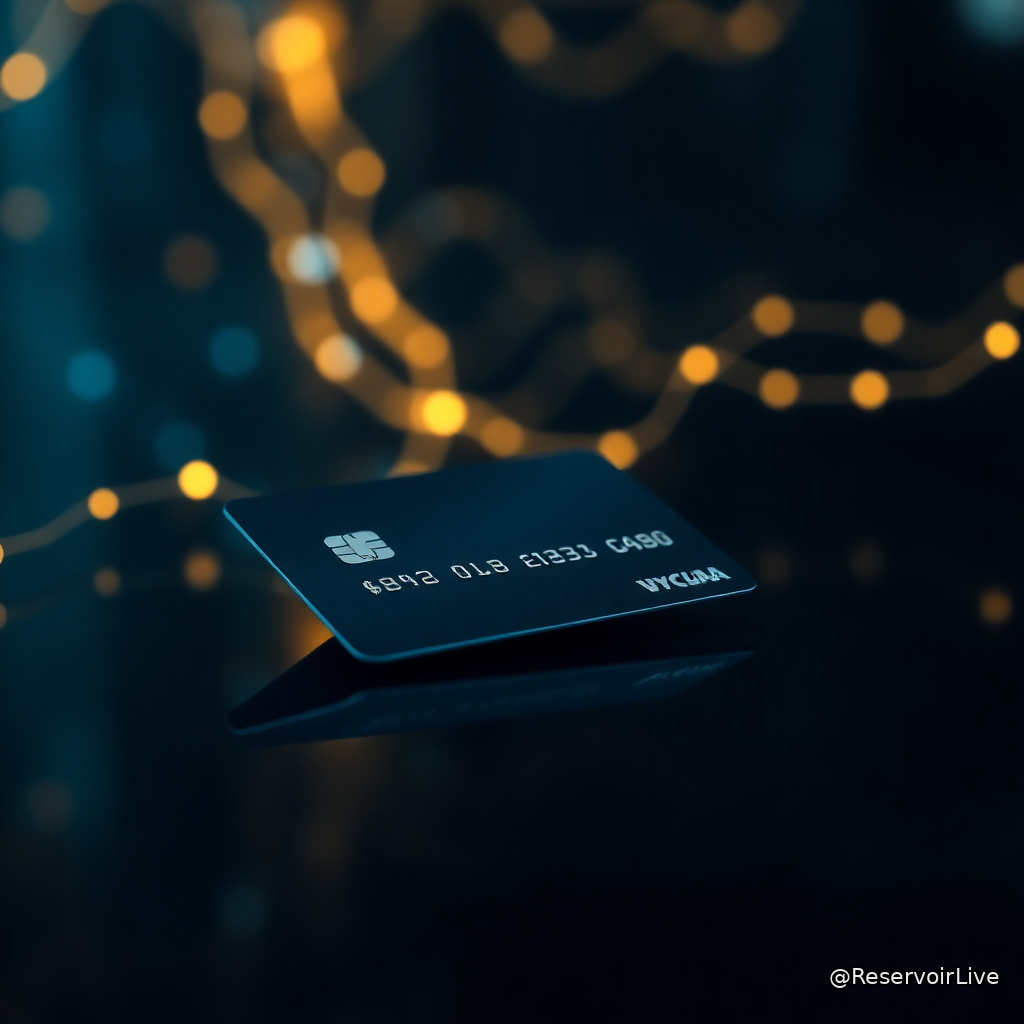 Illustration du partenariat Visa et DeFi pour le financement on-chain des stablecoins