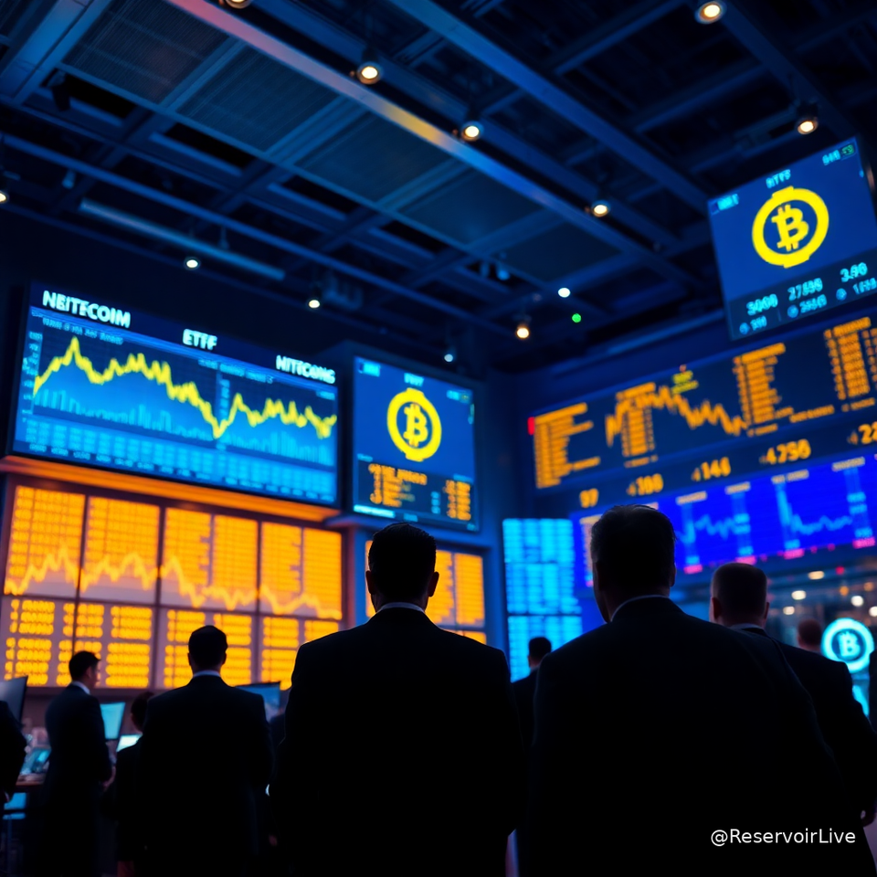 ETF Bitcoin spot : 1 milliard de dollars de flux en une semaine
