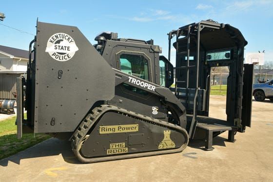 New armored vehicle joins Kentucky State Police fleet
