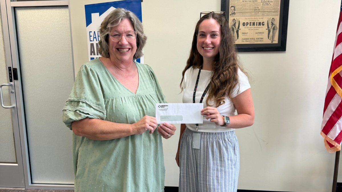 Farmers RECC donates $7,000 to local hunger programs