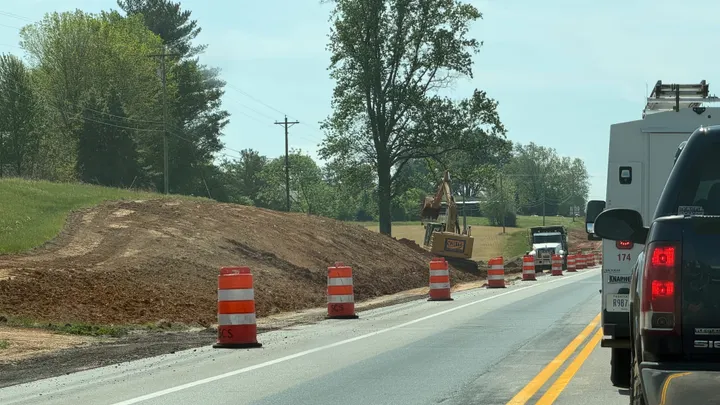 Expect traffic delays as work continues along Happy Valley Road, KYTC says