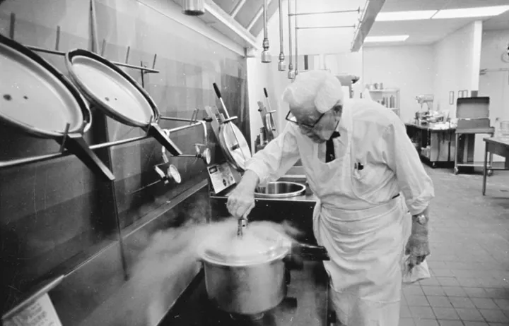 Col. Sanders auction, with fried chicken recipe, Nixon letters, nets $300,000