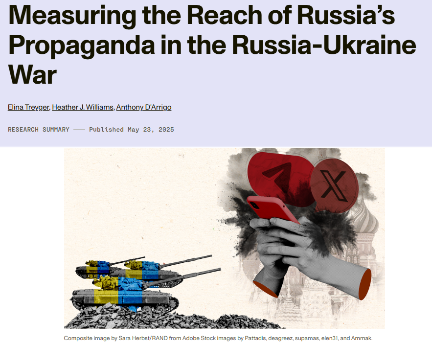 Geopolitika: RAND’s Russian Propaganda Audit as Narrative Camouflage