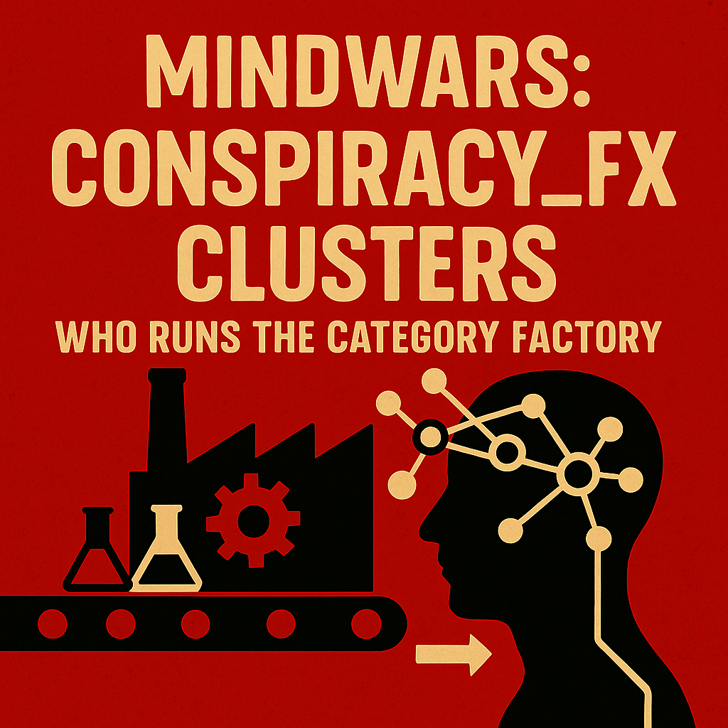 Mindwars: Conspiracy_FX Clusters – Who Runs the Category Factory