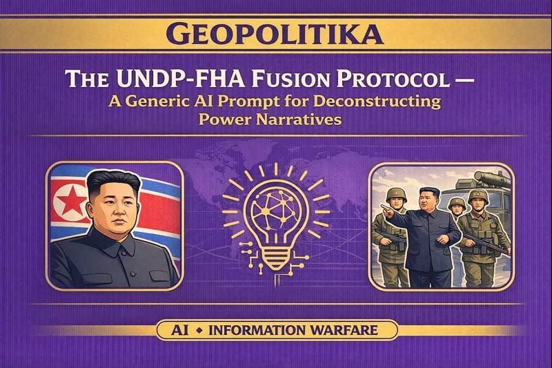 Geopolitika: The UNDP-FHA Fusion Protocol – A Generic AI Prompt for Deconstructing Power Narratives