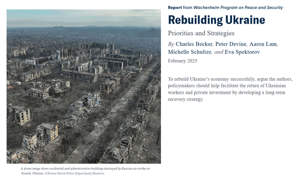Geopolitika: The CFR's Rebuilding Of Ukraine