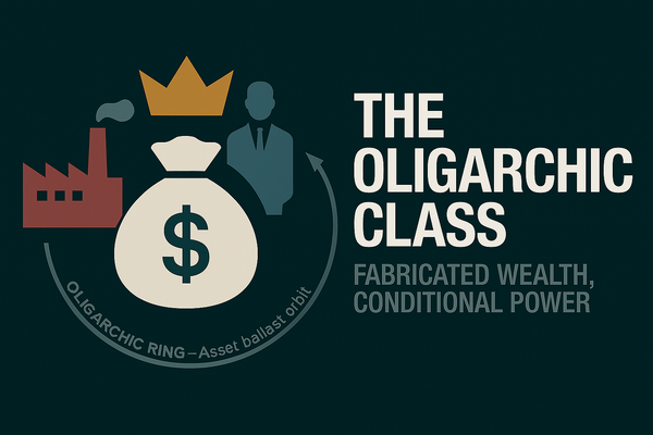Overlords Part 9: The Oligarchic Class – Fabricated Wealth, Conditional Power