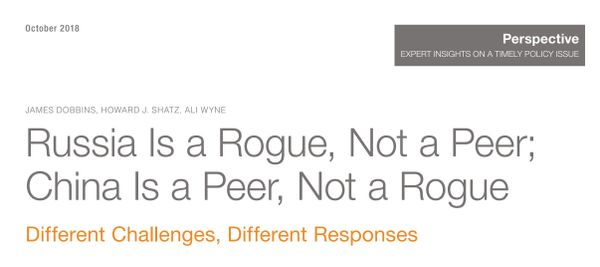 Geopolitika: Rogues, Peers, Vassals and RAND