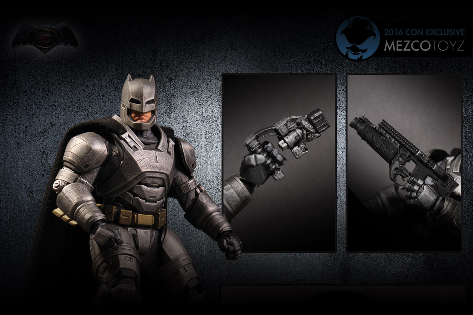 Mezco Toyz one12 Armored Batman バットマン Mezco Toyz One:12 Collective BvS: Armored Batman 2016 Con Exclusive