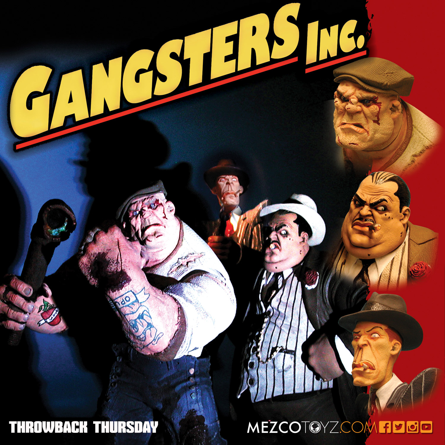 Mezco Toyz Gangsters Inc. Action Figures