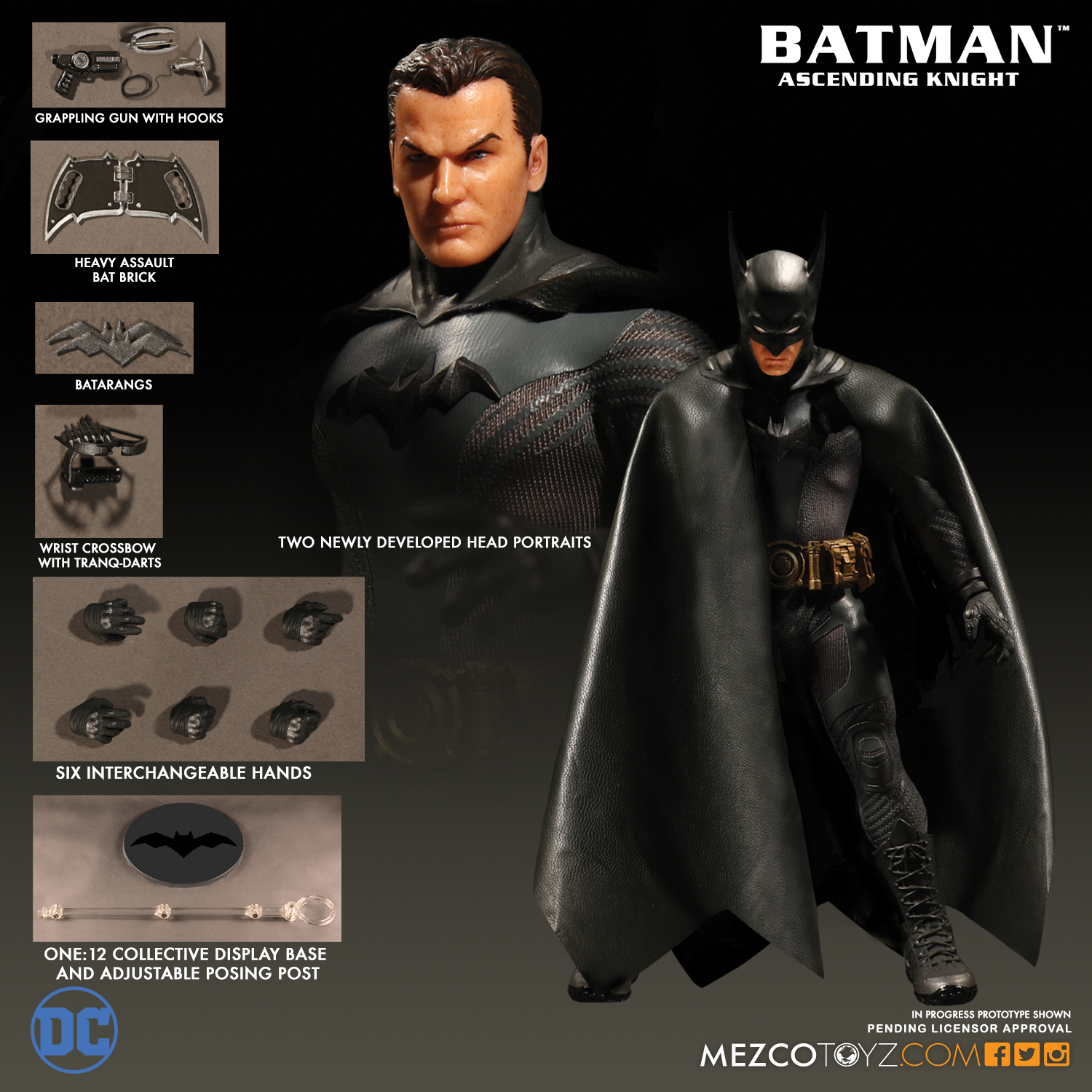 Mezco 2017 One:12 Batman