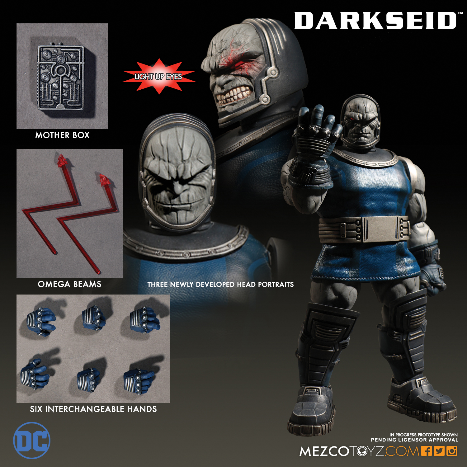 Mezco 2017 One:12 Darkseid