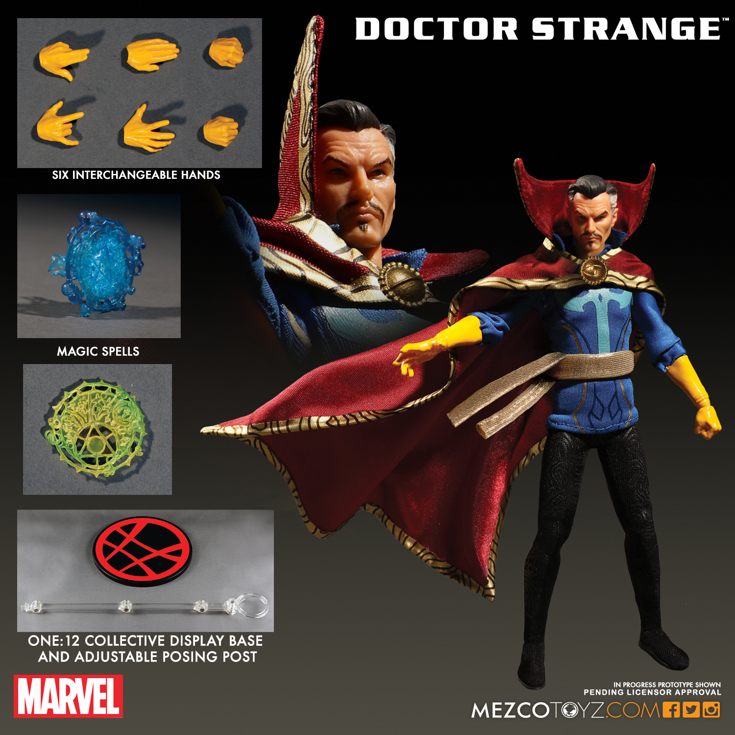 Mezco 2017 One:12 Doctor Strange