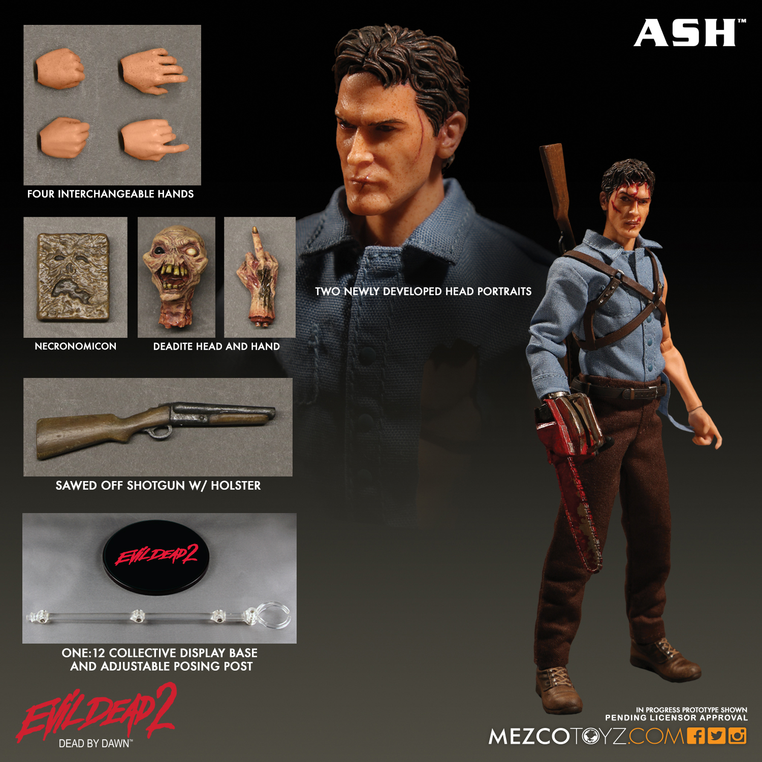 Mezco 2017 One:12 Ash