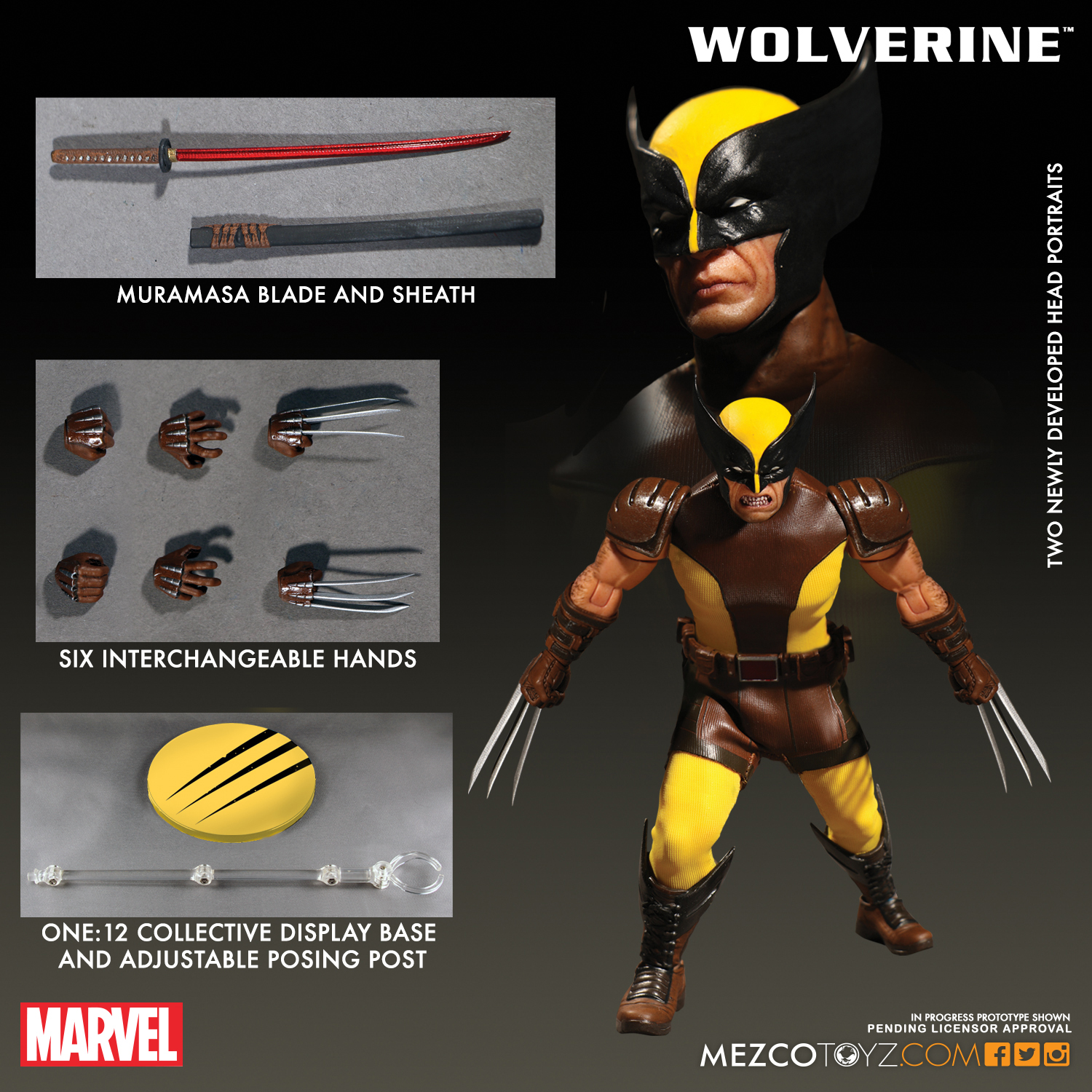 Mezco 2017 One:12 Wolverine