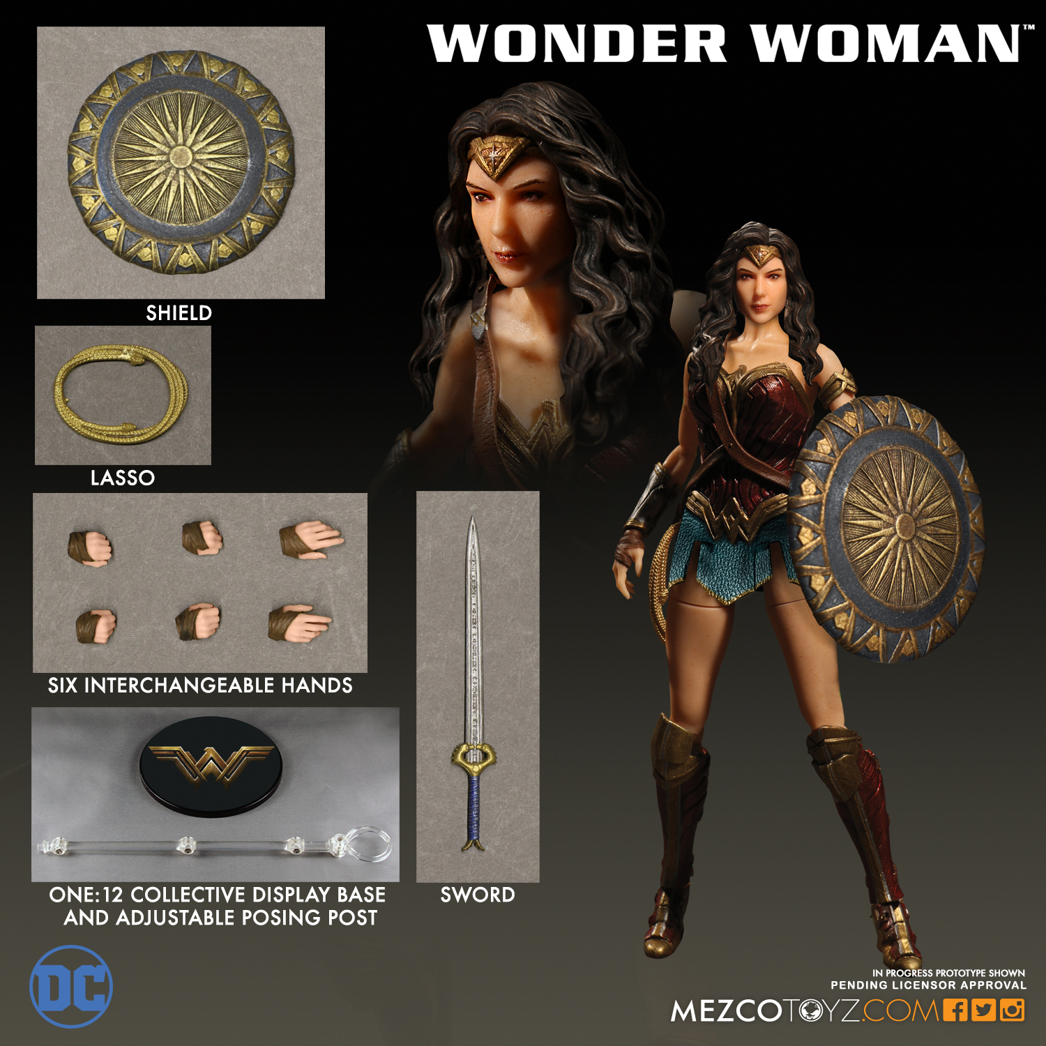 Mezco 2017 One:12 Wonder Woman
