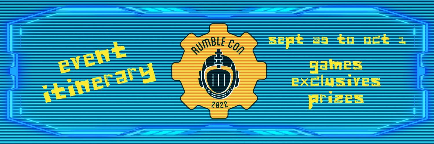 Rumble Con 2022 Itinerary