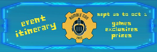 Rumble Con 2022 Itinerary