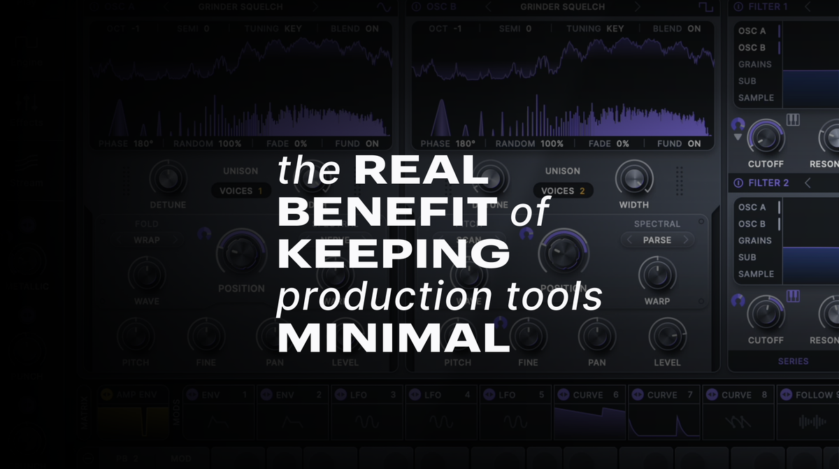 The Real Benefit of Keeping Production Tools Minimal